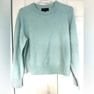 Banana Republic Soft Aqua Crew Neck Sweater